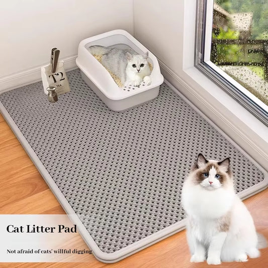 Tapis imperméable attrape litière pour chat